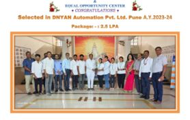 A.Y. 2023-24 Selected Students PHOTO (Dnyan Automation Pvt. Ltd. Pune)