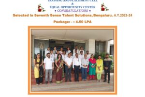 A.Y. 2023-24 Selected Students PHOTO (Seventh Sense Talent Solutions,Bengaluru, Karnataka.)