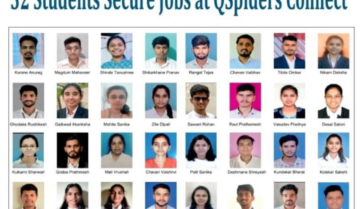 Dr. J. J. Magdum College of Engineering: 32 Students Secure Jobs at QSpiders Connect Dr. J. J. Magdum College of Engineering: 32 Students Secure Jobs at QSpiders Connect