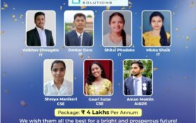 Congratulation to selected Student in Infosys