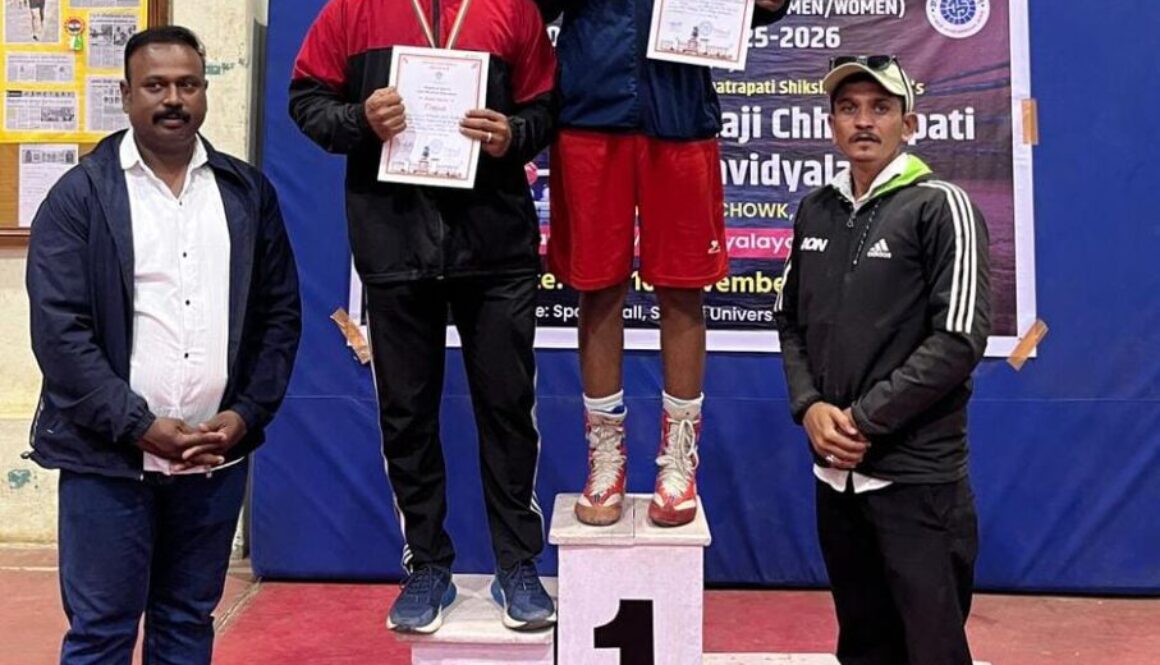 श्री शहाजी छत्रपती महाविद्यालय, कोल्हापूर आयोजित शिवाजी विद्यापीठ कोल्हापूर विभागीय बॉक्सिंग (पुरुष) स्पर्धेत डॉ. जे. जे. मगदूम अभियांत्रिकी महाविद्यालय, जयसिंगपूरचे साईश मठपती यांनी 70–75 kg गटात द्वितीय क्रमांक (सिल्वर मेडल) मिळवून उत्कृष्ट कामगिरी केली आहे.