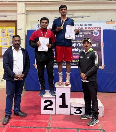 श्री शहाजी छत्रपती महाविद्यालय, कोल्हापूर आयोजित शिवाजी विद्यापीठ कोल्हापूर विभागीय बॉक्सिंग (पुरुष) स्पर्धेत डॉ. जे. जे. मगदूम अभियांत्रिकी महाविद्यालय, जयसिंगपूरचे साईश मठपती यांनी 70–75 kg गटात द्वितीय क्रमांक (सिल्वर मेडल) मिळवून उत्कृष्ट कामगिरी केली आहे.