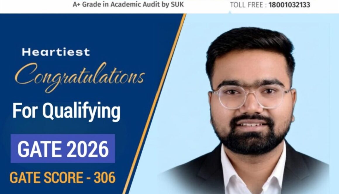 Congratulation of Gate Qualified Student