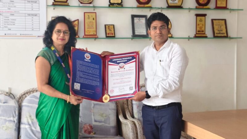 Congratulation Bharatiya Sir for Awarded Doctor of science from Louisiana University USA